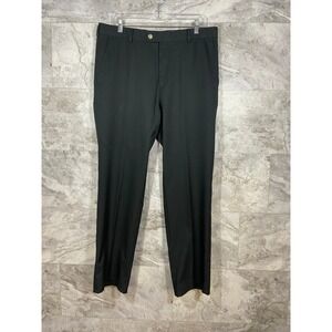 Peter Millar Wicking Golf Pants Sz 35 Black Athleisure Casual Stretch Sport Gear